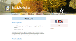 Desktop Screenshot of benedyktynkilebec.com